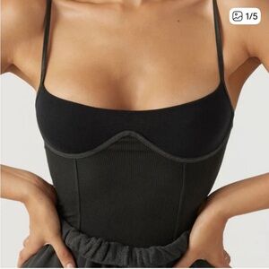 Joah brown soft tank corset